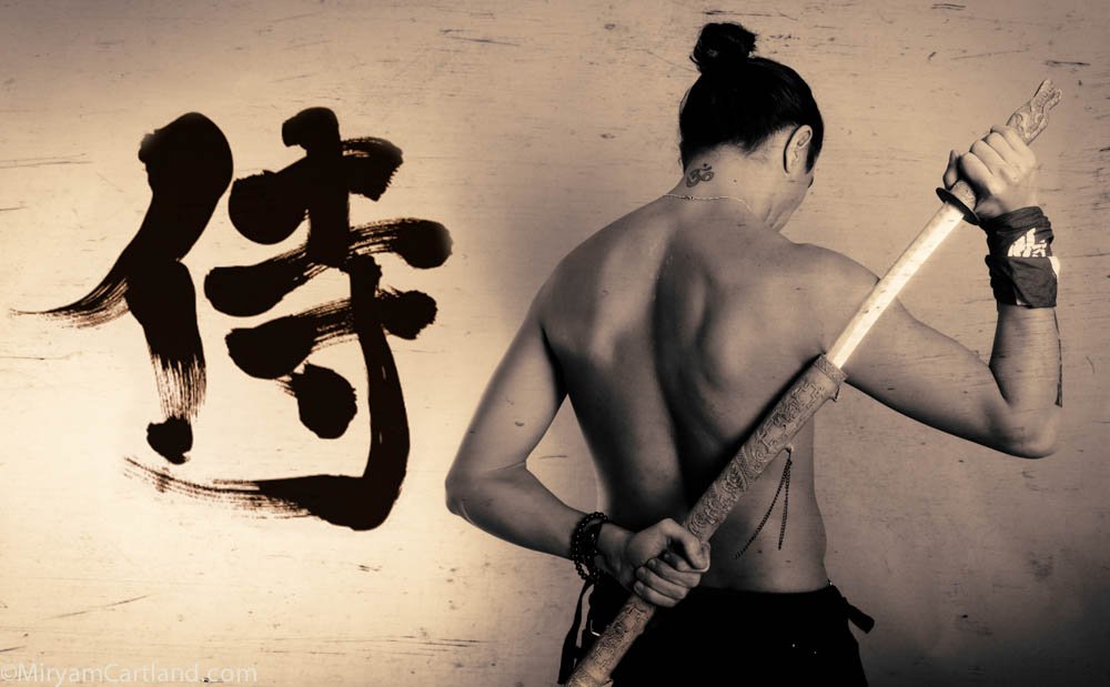 Portrait artistique Samurai — photographe portrait Casablanca Miryam Cartland